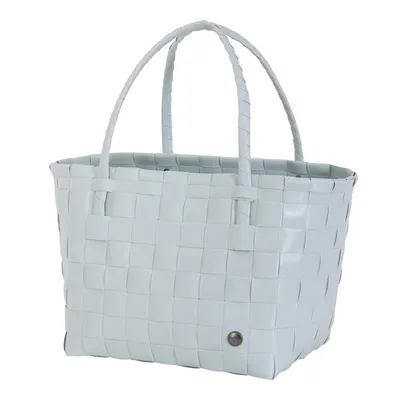 Produktbild von HANDED BY Shopper Paris CLOUDY GREY Tasche Korb geflochten Kunststoff Bag grau