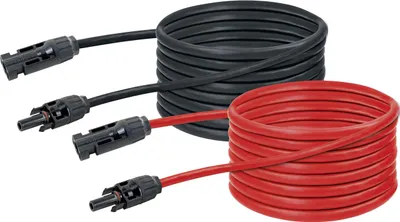 Produktbild von Schwaiger SOMC4500, Kabel, Kupfer, Schwarz, Rot, 4 mm², IP67, 5 m