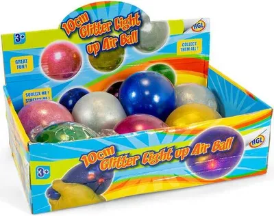 Produktbild von Glitzerball mit Lichteffekt, 10 cm – One for Fun