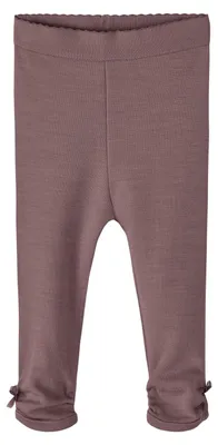 Productafbeelding van NAME IT Baby-meisjesbroek NBFWUPSUS, wol/katoen, model XXIII, leggings, blauw-grijs, maat 86