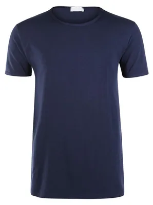 Produktbild von Herren T-Shirt aus warmer Baumwolle mit Rundhalsausschnitt