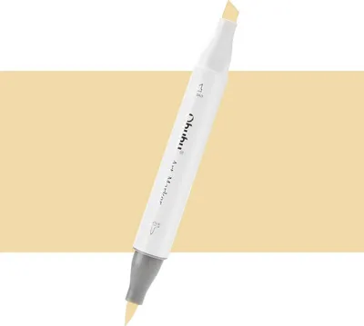 Zdjęcie produktu dla Brush & Chisel dwustronny marker alkoholowy OHUHU, Y260 Yellow Dahlia
