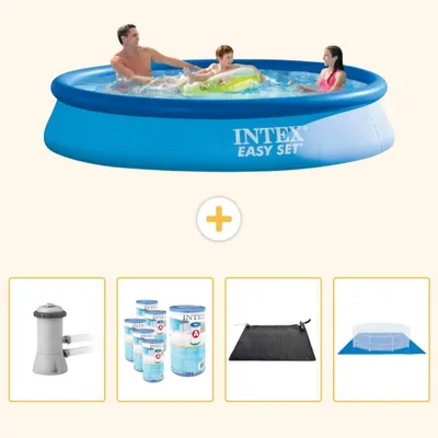 Zdjęcie produktu dla Basen Easy Set Rund - 366x76 cm - 5-elementowy - SCB91