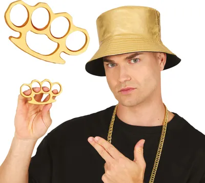 Produktbild von Karneval Retro Vintage 80s Accessoire Weltkulturen Kostüm Party Highlight Glanz Goldene Schlagriemen Uni Innovativ Faschingsspaß Statement
