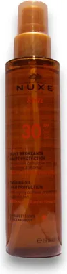 Obrázok produktu pre Nuxe Opaľovací olej na tvár a telo Huile Bronzante Haute Protection SPF30 spray 150 ml