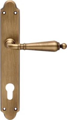 Produktbild von Casa Padrino Barock Türgriff Set Messing patiniert H. 20,4 cm -  Italy