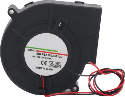 Obrázok produktu pre Chladiaci ventilátor s dvojitou guľovou turbínou pre pikniky, kempovanie, ohrievače, grily, 12 V, 2,4 A