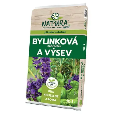 Obrázek produktu pro AGRO CS a.s. NATURA Substrát bylin. zahrádka a výsev 10l