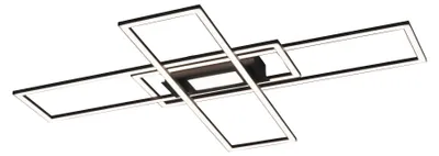 Immagine prodotto di Plafoniera LED nera, dimmerabile, telecomando L 98,9 cm
