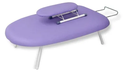 Image de Planche à repasser pliable pour bureau avec manche chauffant