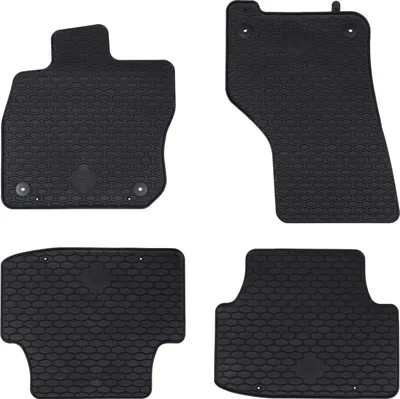 Immagine prodotto di Tappetino per Auto 4 pcs Nero Gomma