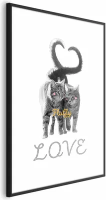Produktbild von Posterpapier Poster - Fluffy Love 21x30 cm Tiere g-C-0227-ao-a