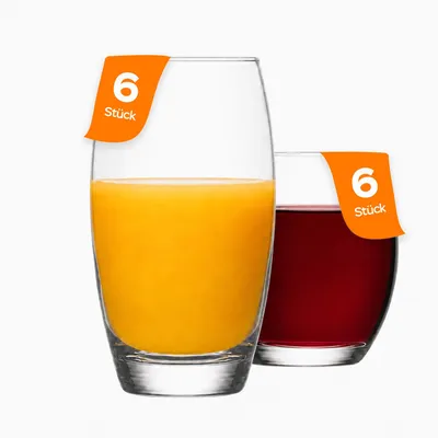 Produktbild von Lav Empire Softdrink Wasserglas Set-12-teiliges