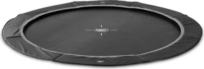 Produktbild von EXIT InTerra Sporttrampolin ø366cm, Bodentrampolin, Rund, für Kinder, Schwarz