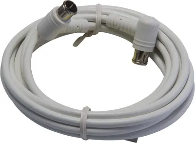 Produktbild von Triax SAT-Anschlusskabel Quick-F-Winkelstecker 1.5m A+ weiß
