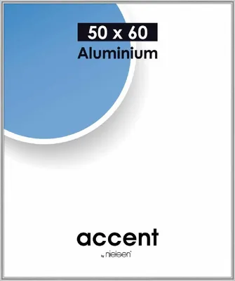 Immagine prodotto di Cornice in alluminio 50x60 cm argento lucido