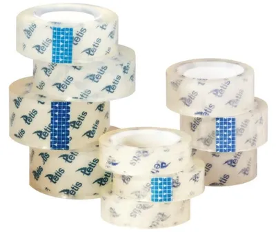 Zdjęcie produktu dla Taśma klejąca przezroczysta 18 mm x 20 m, 8 sztuk