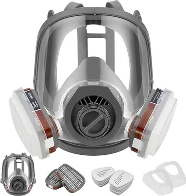 Produktbild von Wiederverwendbare Vоllmаske Atеmschutzmаske mit Filter zum Schutz gegen Dämpfe & Partikel Gasmaske Funktion Maske Staubschutzmaske