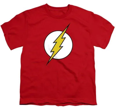 Image de T-shirt enfant Flash, modèle TV36689 (taille 116), couleur rouge