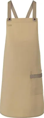 Zdjęcie produktu dla Karlowsky fartuch na śliniaczek URBAN-LOOK kieszeń z poprzecznym paskiem 70 x 85 cm unisex mieszanka poliestru i bawełny można prać w kolorze pebble grey