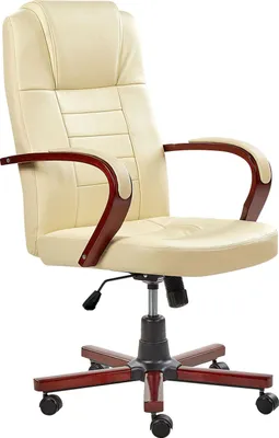 Produktbild von BELIANI Bürostuhl Beige Echtleder Massagefunktion Heizfunktion höhenverstellbar Büro Arbeitszimmer modern