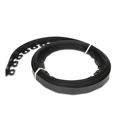Produktbild von Roysson® Flexibler Rasenkanten 40 mm x 10 m + 20 Befestigungsnägel | Begrenzung für Rasen, Beete und Wege