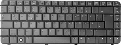 Produktbild von Schwarz - DEUTSCHE Tastatur Keyboard Kompatibel für HP Compaq Presario CQ50, NSK-H540G