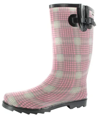 Produktbild von Intex Kautschuk-Gummistiefel in Übergrößen Pink Caroline 14100 große Damenschuhe