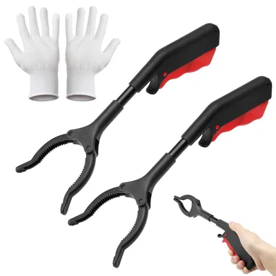 Obrázek produktu pro 2 kusy kleští pro seniory, 30 cm, a 3 kusy dětských kleští pro sběr odpadu