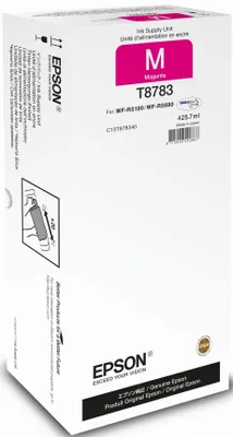 Produktbild von Epson T8783 - 425.7 ml - Magenta - original - Nachfülltinte - für WorkForce Pro WF-R5190, WF-R5190DTW, WF-R5690, WF-R5690DTWF, WF-R5690DTWFL