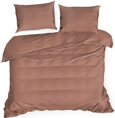 Obrázek produktu pro Saténové povlečení 180x200 Nova marsala oboustranné Eurofirany
