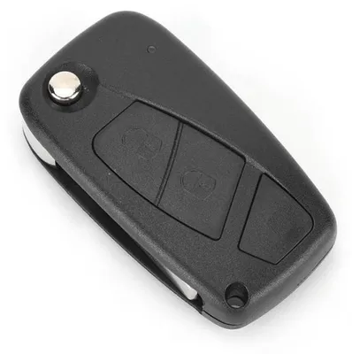 Produktbild von Techstar®-Autoschlüsselgehäuse, kompatibel mit Fiat Punto, Ducato, Stilo, Panda, Doblo, Bravo, 2 Tasten
