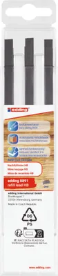 Produktbild von EDDING 8891 Bleistiftminen für Zimmermannsbleistift mit Druckmechanismus 2.0