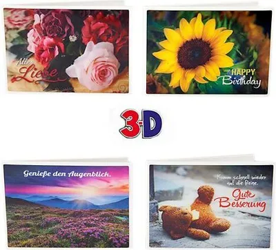 Produktbild von 3-D Foto Mediklappkarten