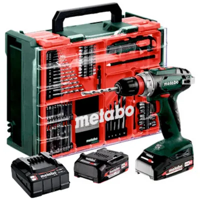 Image de Metabo BS 18 Quick Set Akku Bohrschrauber 18V Akku Ladegerät Werkzeug 602217710
