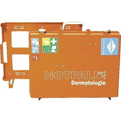 Produktbild von Notfallkoffer Arzt + Praxis Dermatologie orange