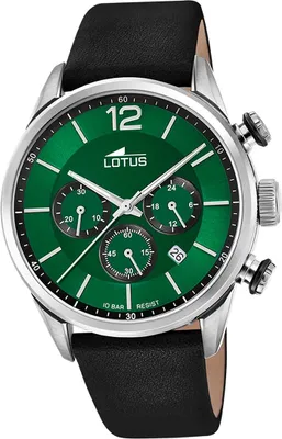 Image de Lotus en acier inoxydable montre hommes noir luxe Khrono D2UL18689/4