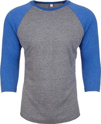 Produktbild von Next Level Apparel Uni Tri-Blend 3/4 Sleeve Raglan Tee