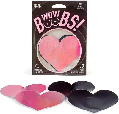 Zdjęcie produktu dla Wow Boobs! Heart Nipple Pasties