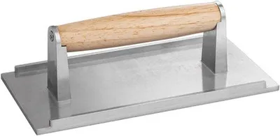 Image de Grille en aluminium pour hamburgers et steaks de bœuf, idéale pour la cuisine, pour griller et cuisiner.