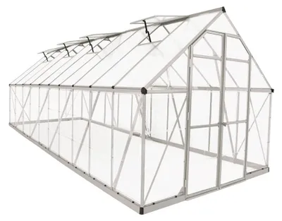 Produktbild von Palram - Canopia Aluminium Gewächshaus Balance 820 Silber 607x244x229 cm