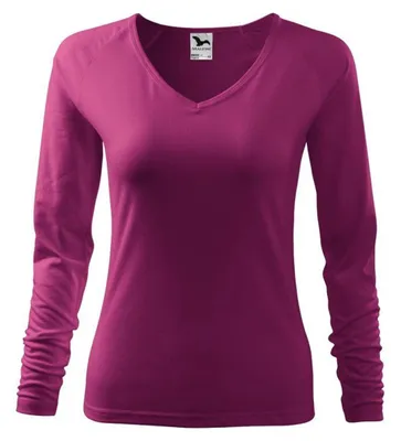Produktbild von Malfini - "Elegance" T-Shirt für Damen, Langärmlig PP12409 (M) (Veilchen)