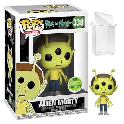 Obrázek produktu pro Funko Pop! Animation: Rick a Morty – Mimozemský Morty #338 Exkluzivní edice z jarního veletrhu 2018