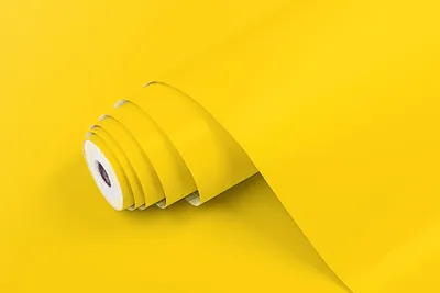 Image de Patifix - Feuilles unies 10-1010 JAUNE MAT - largeur 45 cm