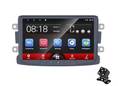 Obrázek produktu pro PODOFO 7" Autorádio pro Dacia Sandero, Duster, Logan, Dokker Android s GPS navigací, WIFI, USB, Bluetooth, Android rádio Dacia Dokker Sander Logan Duster