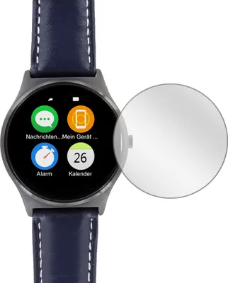 Obrázek produktu pro 5x ochranná fólie pro hodinky průměr 45,5 mm průhledná ochranná fólie displeje dipos