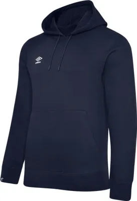 Productafbeelding van Umbro - "Club Leisure" hoodie voor heren, model UO288 (maat L) (marineblauw/wit)