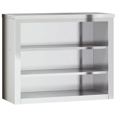 Immagine prodotto di vidaXL Armadio da parete per cucina con ripiani in acciaio inox