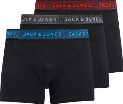 Zdjęcie produktu dla Jack & Jones 12203513_2042_913598_140, Slipy, Bagażnik samochodowy, Dorosły, Męski, Czarny, Asphalt