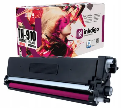 Produktbild von Inkdigo Toner TN910M für Brother HL-L9310CDW, HL-L9310CDWT, HL-L9310CDWTT, MFC-L9570CDW – Magenta, 9000 Seiten,